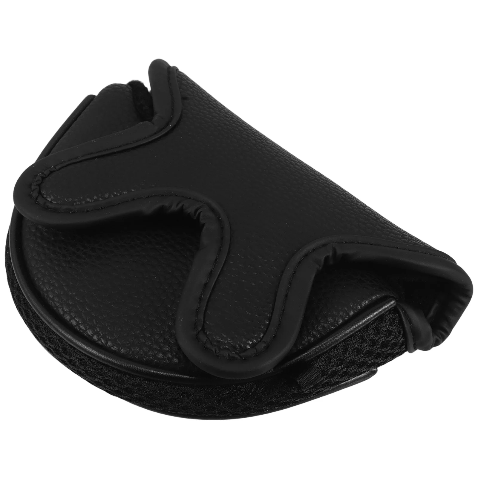 ชุดคลุมไม้กอล์ฟปลอม สำหรับไม้กอล์ฟวู้ด ไดรเวอร์ เหล็ก พัตเตอร์ อุปกรณ์ป้องกันไม้กอล์ฟ สีดำ ปลอกคลุมไม้กอล์ฟ