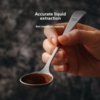 Keith Professional Coffee Cupping & Tasting Spoon, 8ml Measuring Pure Food-Grade Titanium, Odorless & Lightweight, 8 Colors