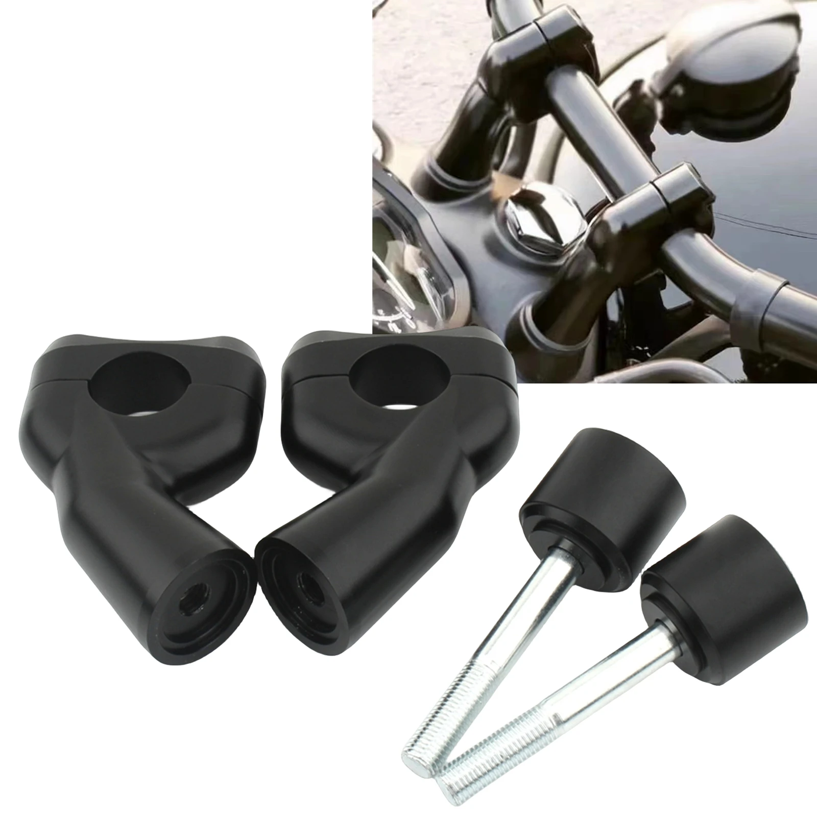 

For Triumph Bobber Bonneville T100 T120 Speedmaster Thruxton 900 60mm Motorcycle Handlebar Risers Parts