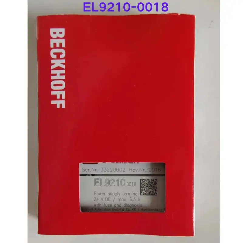 

New Beckhoff module EL9210-0018