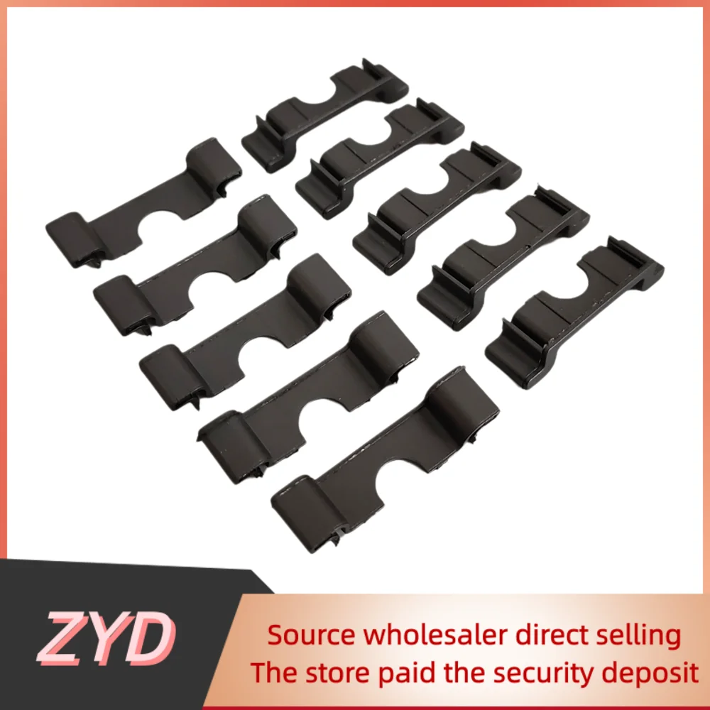 ZYD 10/20/50/100Pcs Din Rail Protect Cut Resistant Cover NS35-HT-B/T For 35mm NS 35 Rail Black Terminal Block End Cap Protector