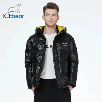 ICEbearฤดูหนาวผู้ชายลงเสื้อแจ็คเก็ตคุณภาพสูงแฟชั่นPuffer Jacketยี่ห้อWarm Coatเสื้อผ้าผู้ชายMWY20953D 2024 ใหม่