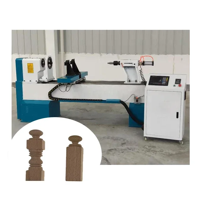 Wood turning machine Automatic CNC wood turning lathe for staircase table legs Turning lathe 1530