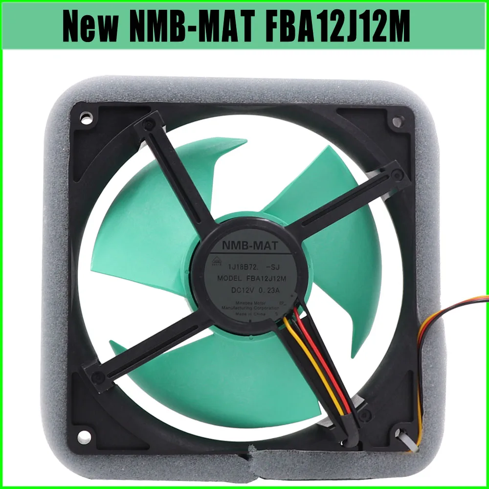 

New Fan Cooler For NMB-MAT FBA12J12M DC12V 0.23A 12.5cm for Refrigerator