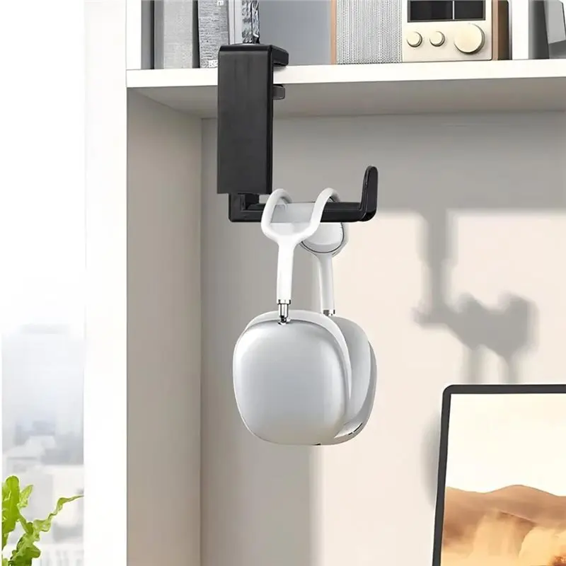 Reliable-PC Gaming Headphone Stand With 5 Pieces Adjustable 360 Degree Rotating Clamp For Desk Mounting,PC Gaming Headphone