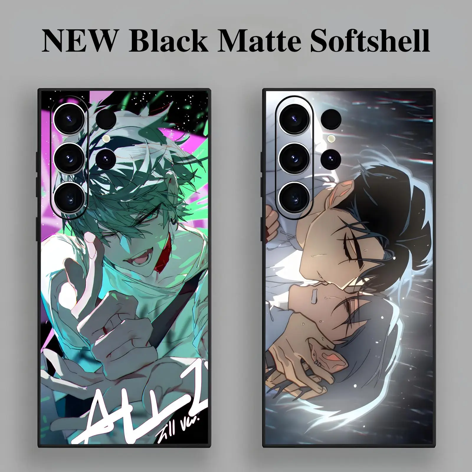 Phone Case For Samsung S26 S25 S24 S23 S22 S21 S20 Ultra Note20 Anti-Drop Soft Black Case Anime Alien Stage