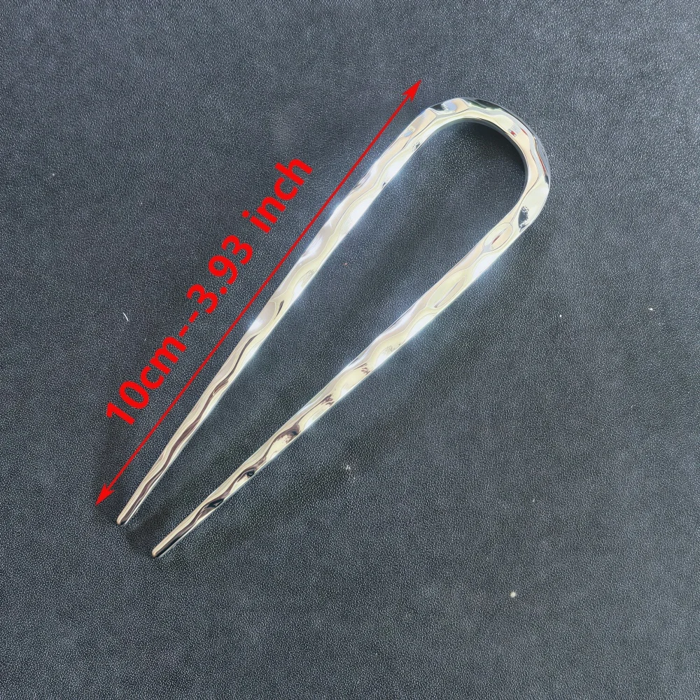 Neue Einfache U-förmige Haarnadel Metall Haar Sticks U Französisch Haar Clips Pins Modische Haar Schmuck Zubehör für Frauen Großhandel