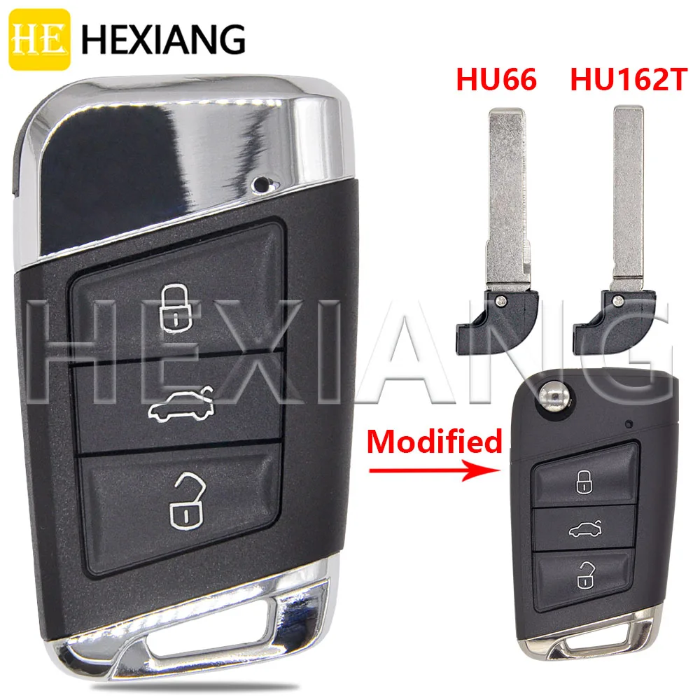 

HE модифицированный автомобильный чехол с дистанционным управлением и откидным ключом для VW Volkswagen Golf 6 7 Polo MK7 8 Tiguan Seat Skoda Superb Octavia Atlas Passat