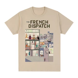 the french dispatch Timothee Chalamet T-shirt Wes Anderson Cotton Men T shirt New TEE TSHIRT Womens Tops Unisex