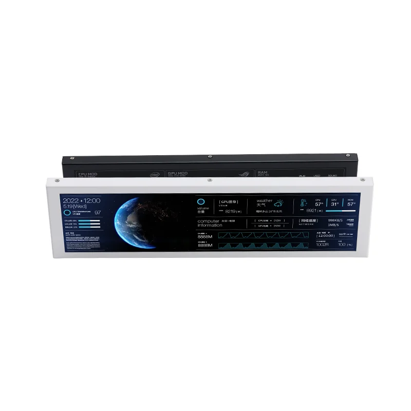 2023 NEW Turing 8.8 inch IPS TYPEC Secondary Screen Case CPU GPU RAM Computer Monitoring USB Display Chassis Smart AIDA Free