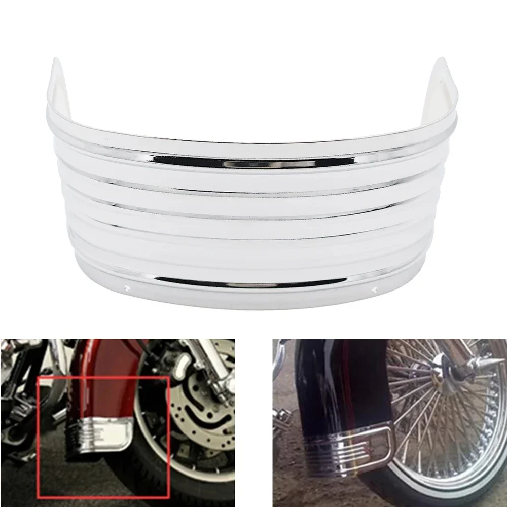

Motorcycle Front Fender Extend Trim Skirt For Harley Touring Road King Electra Street Glide 2014-2022 2017 2018 2019 2020 2021