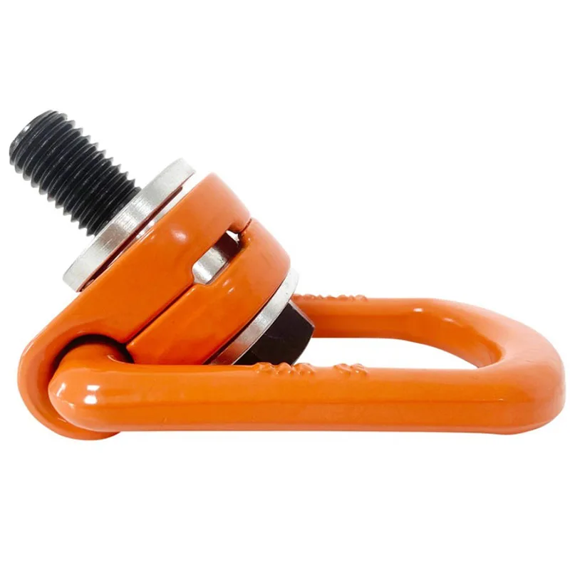 สลิงยกน้ำหนักเกรด 80 พร้อมห่วงหมุนแบบหมุนได้รอบทิศทาง อุปกรณ์ยกแบบดึงด้านข้าง ห่วงยกแบบหมุนอเนกประสงค์