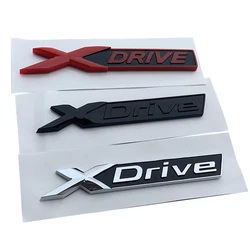 3D Car Rear Trunk Badge Xdrive Sticker Nameplate Xdrive Logo For BMW Xdrive Emblem 320d 320i 530d 525d E60 F10 G20 Accessories