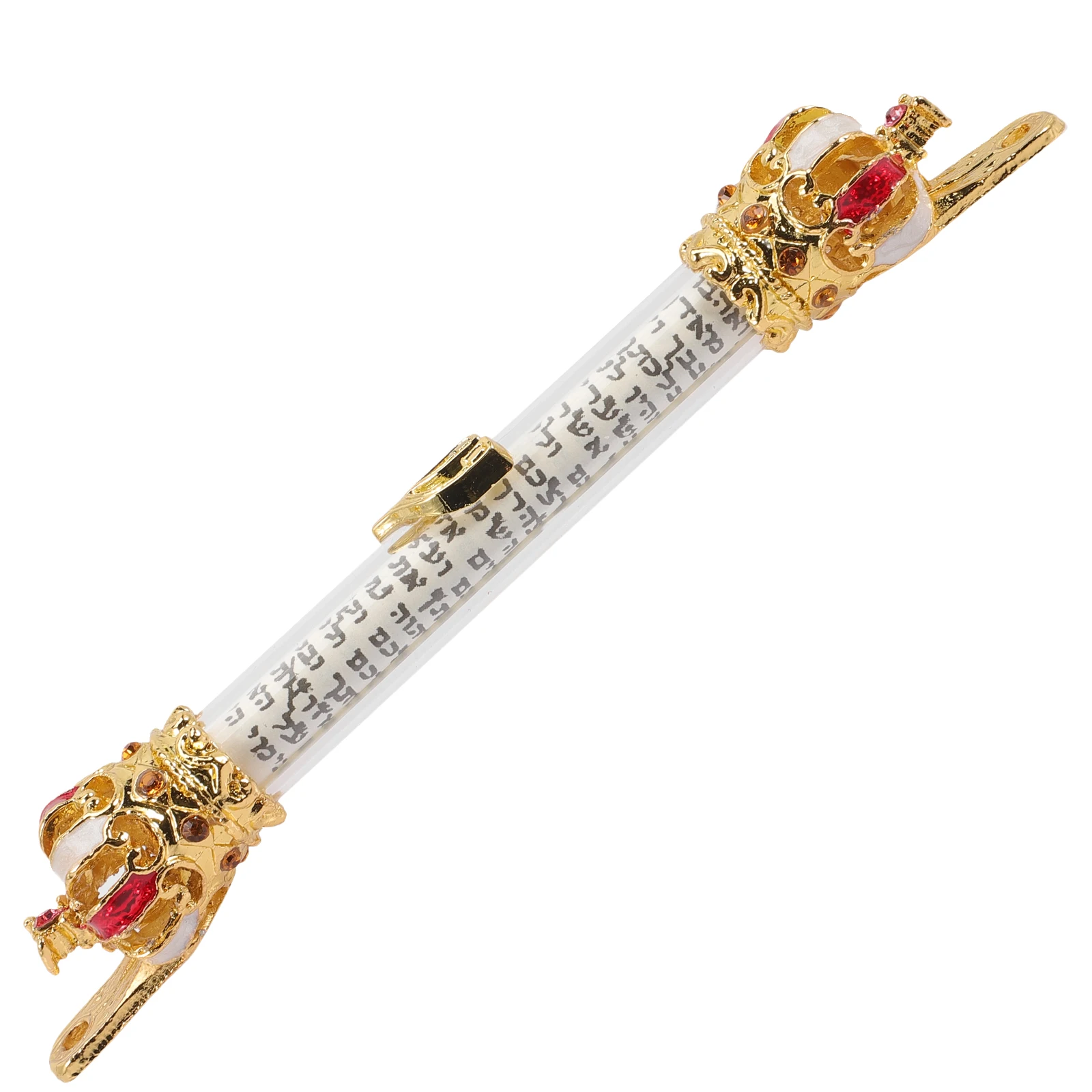 

Blessed Bible Crown Metal Religious For Home Crafted Judaica Mezuzah Door Side Ornament Gift For Catholics Jews Metal Door