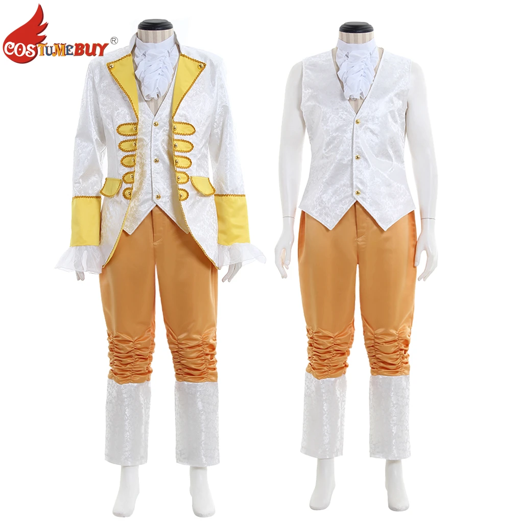 

18th Century Men Court Dress Aristocrat Prince Cosplay Costume Musical Stage Outfits Party Prom Vintage Men Suit 5 Pieces