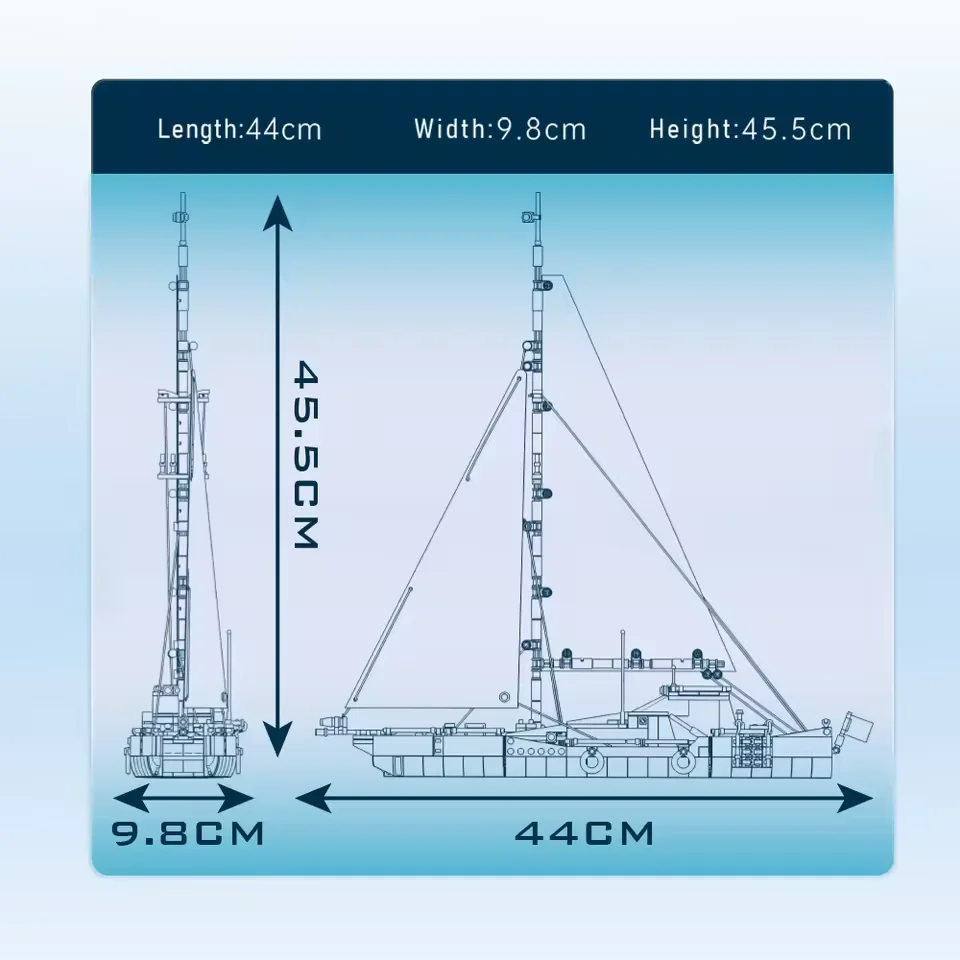 767 pçs moderno modelo de barco à vela blocos de construção conjunto diy barco a vela náutico tijolos colecionáveis brinquedo presente para adultos adolescentes