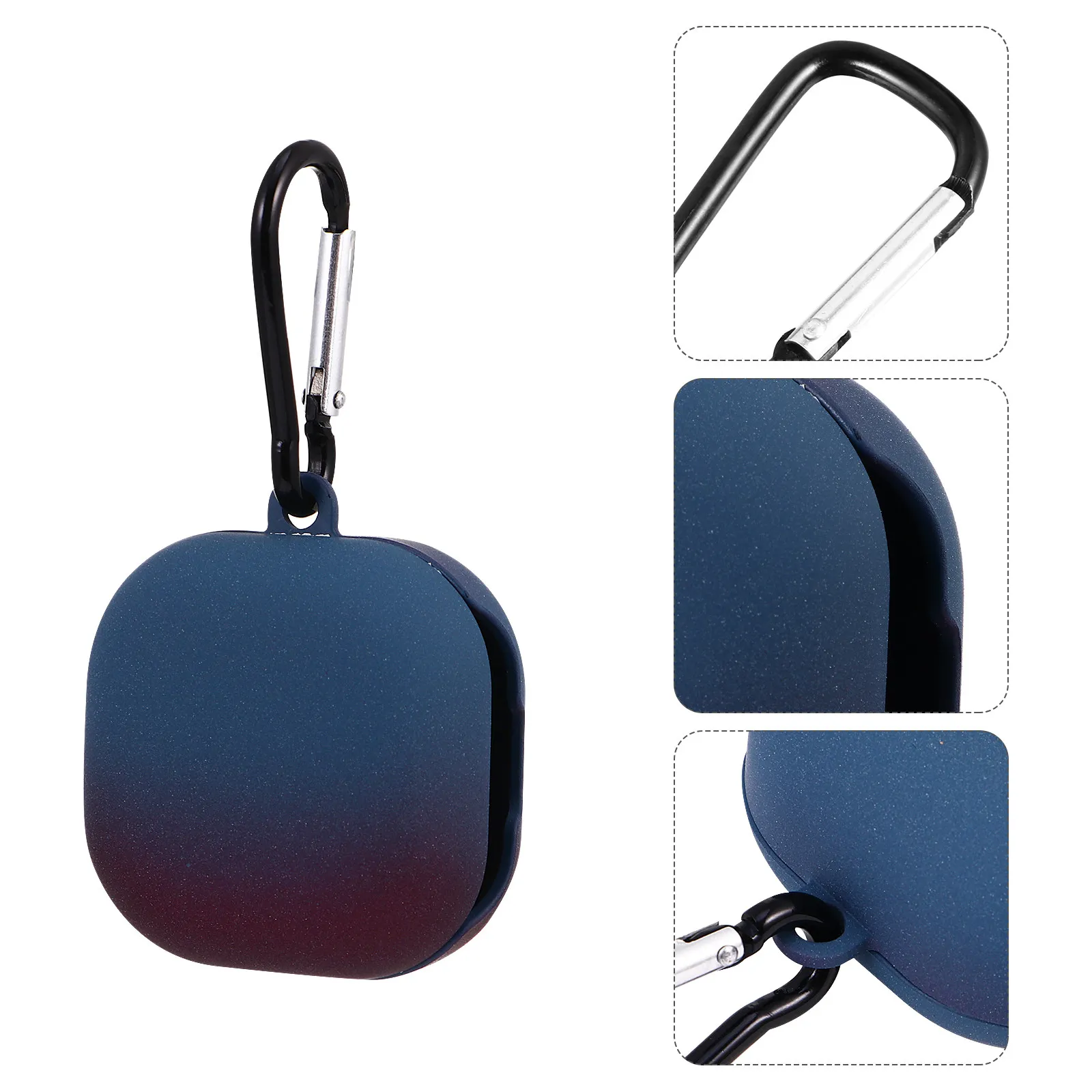 

1Pcs Earphone Protective Case Small Lightweight Anti-Lost Ear-Bud Storage Bag Travel Clip Earphone Holder Organizer for Wireless