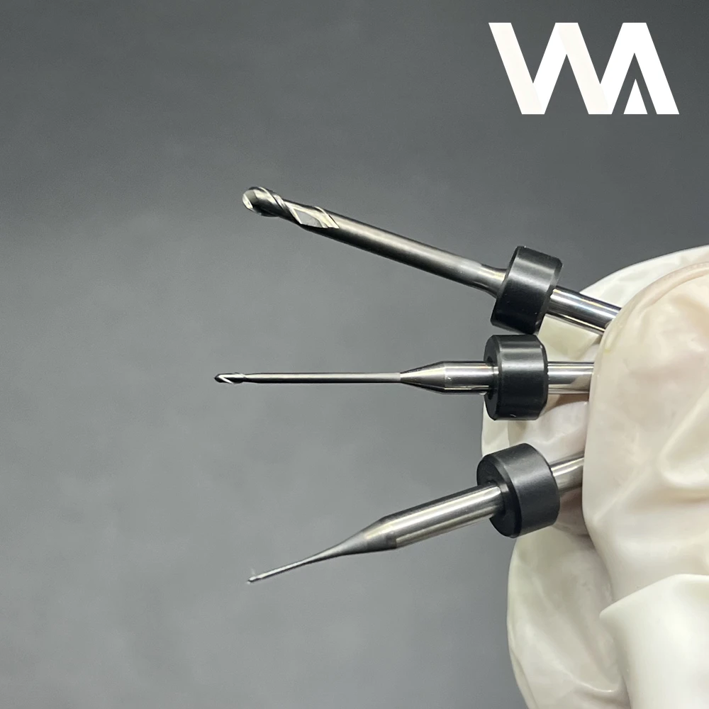3mm Shaft CVD Diamond Coated Zirconia PMMA WAX Milling Burs T13 T14 T15 T16 T33 for IMES ICore CORiTEC 150i 250i Milling Machine