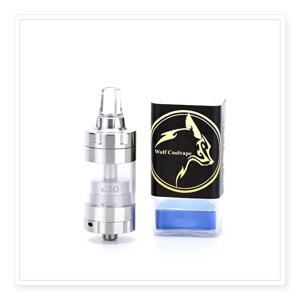 Wolfcoolvape BY-KA V.10 Style 22mm MTL RTA 5ml Rebuildable Tank Atomizer in 316SS Finish