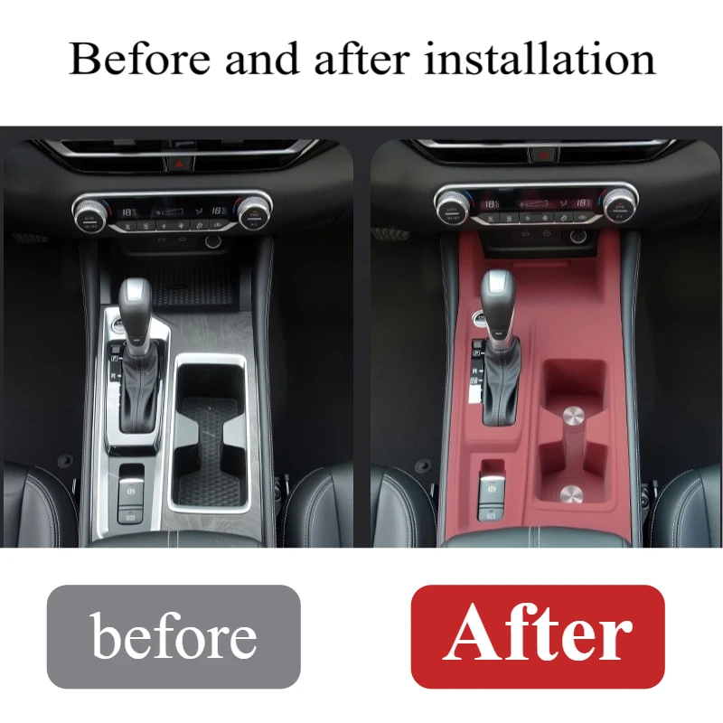 For Nissan Teana 2019-2025: Silicone Gear & Cup Mat - 2-in-1 Anti-Slip Protector, Drop-In Fit​