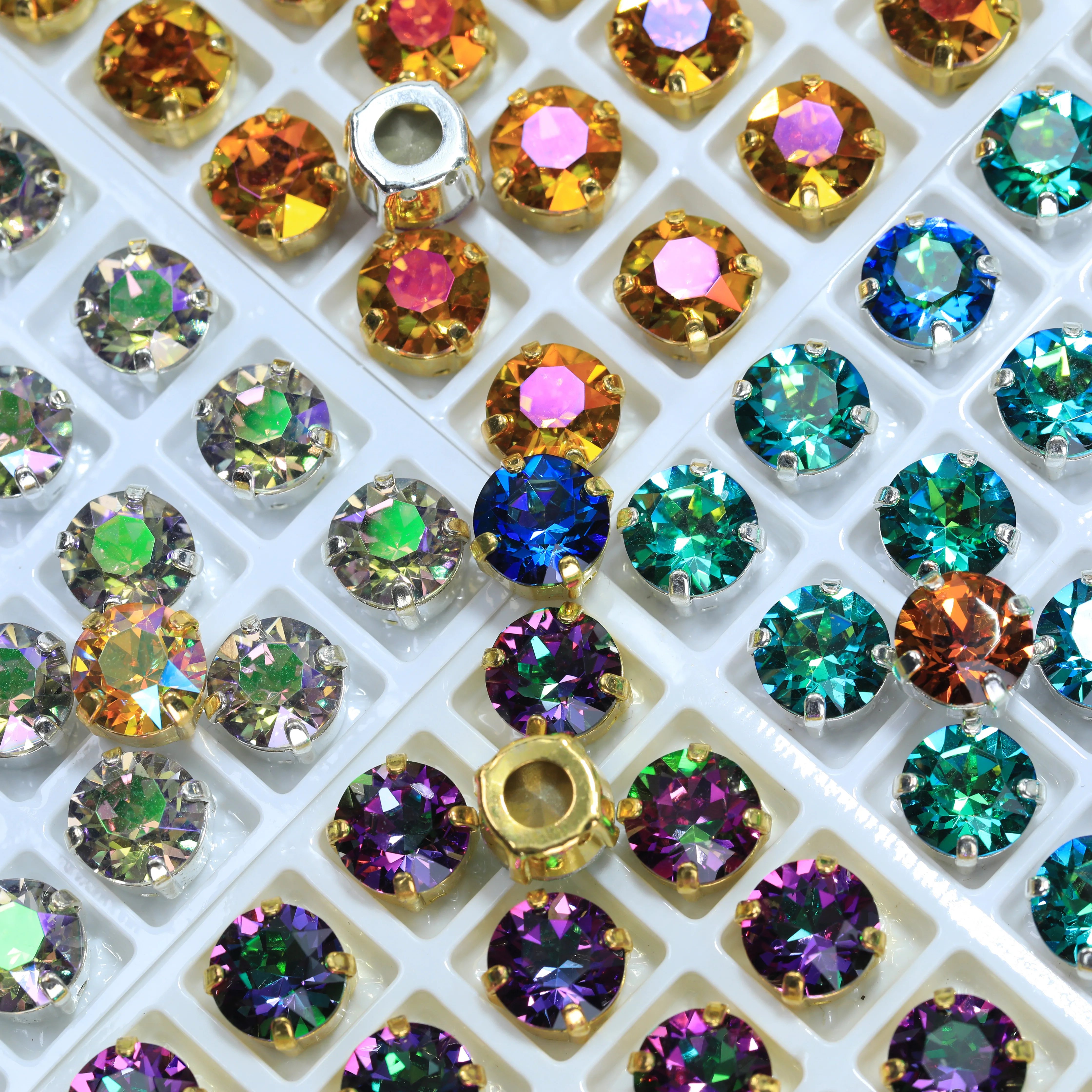 

1088 Xirius Chaton Pointed Back 4.1mm Claw Rhinestones Shiny Crystal DIY Decor Accessories For Bag Shoes Wedding Dress Supplies