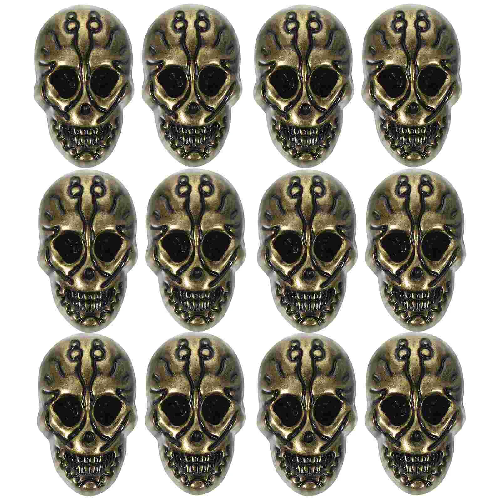 Spikes for Clothing Halloween Punk Skull Rivets Apparel Studs Craft Ghost Head Rapid