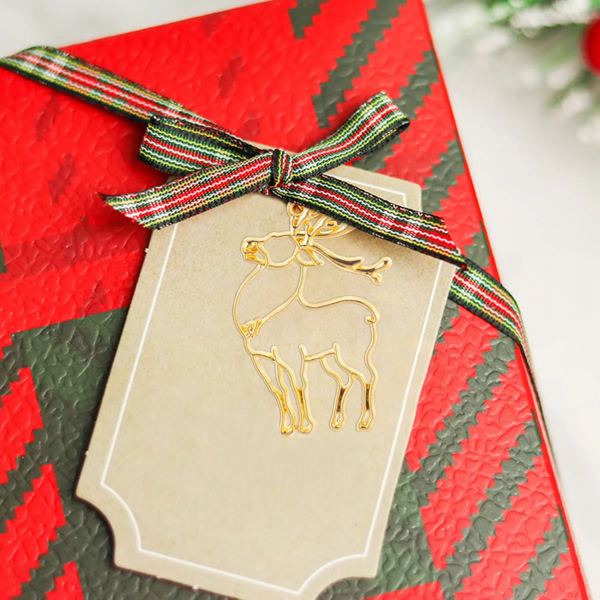 

10Pcs Golden Christmas Pendant Frames Alloy Open Bezels Set Smooth Scratch Resistant for Necklace Bracelet Earring DIY