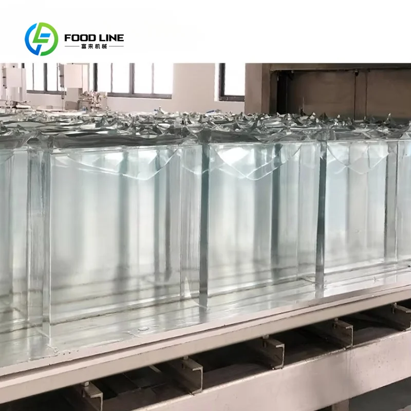 Customized Transparent Block Ice Machine TB10 1 Tons 50kg Per Piece Large Pure Ice Machine Carving Sphere Ice Machine
