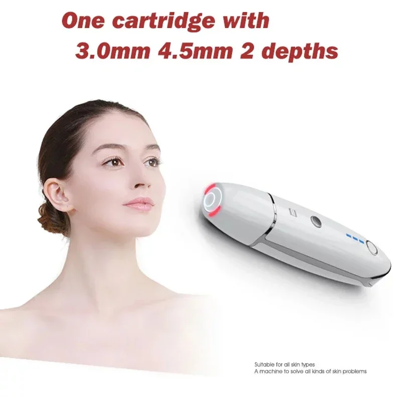 Mini Hifu Ultrasone RF Gezichtsmassager Lijn V-vorm Anti-aging Lifting Rimpelverwijdering Huidverstrakking Gezichtsverzorging Schoonheidsapparaat