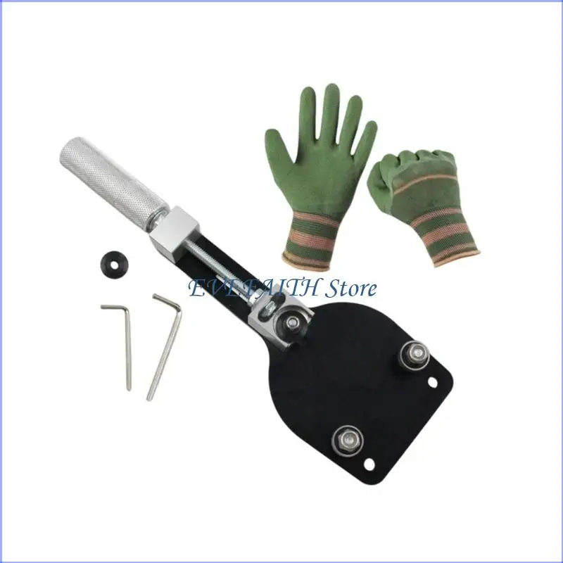 124B Consistent Oil Filter Cutting Device With Safety Gloves For Easy Maintenance
