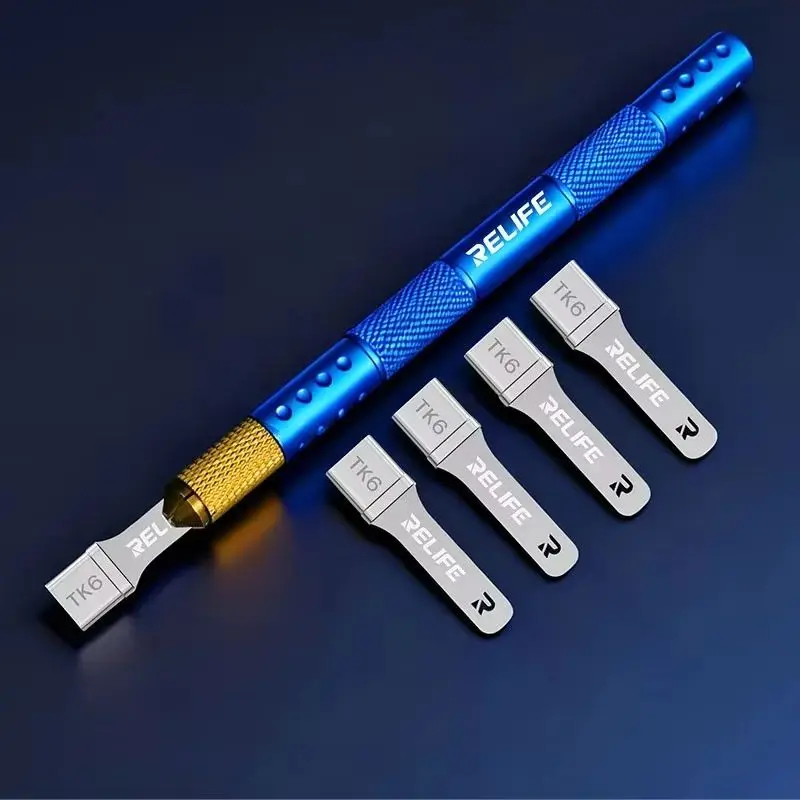 RELIFE TK6 Charging Port Anti Melting Protective Cover 5Pcs High Temperature Protection Stainless Steel for Type C Phone Repair