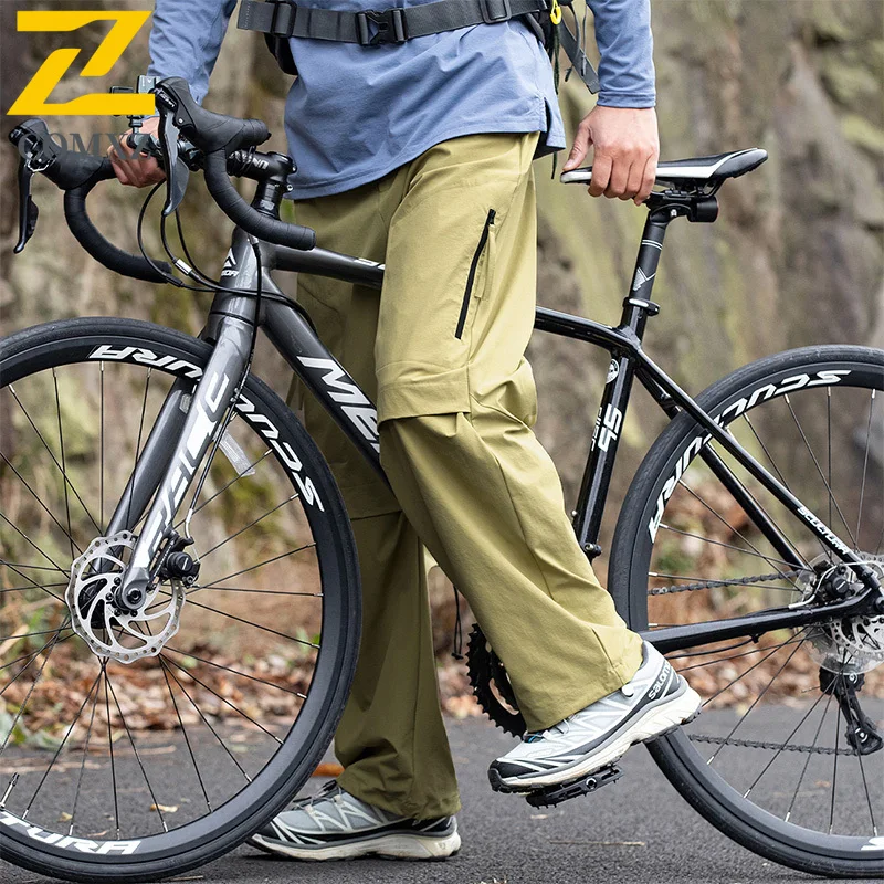 Men's Soft Cargo Pants 2025 Autumn New Cycling Adventure Overalls Outdoor Metropolis Style Utility Trail Workwear Trousers