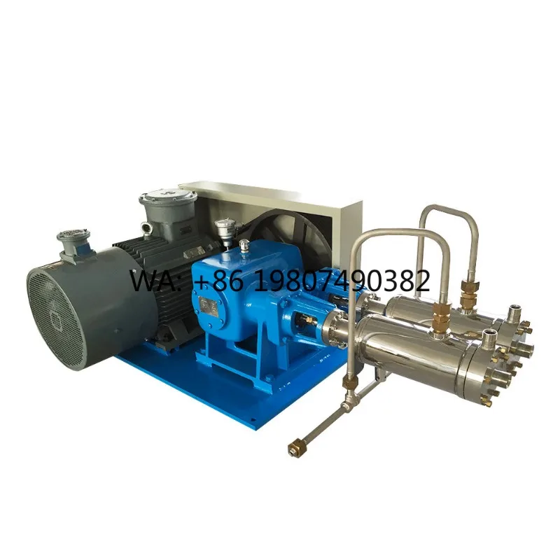 Medium Pressure Vacuum Piston Pump, Large Flow Oxygen Nitrogen Argon Pump with Gear Core for Industrial Gas Transmission