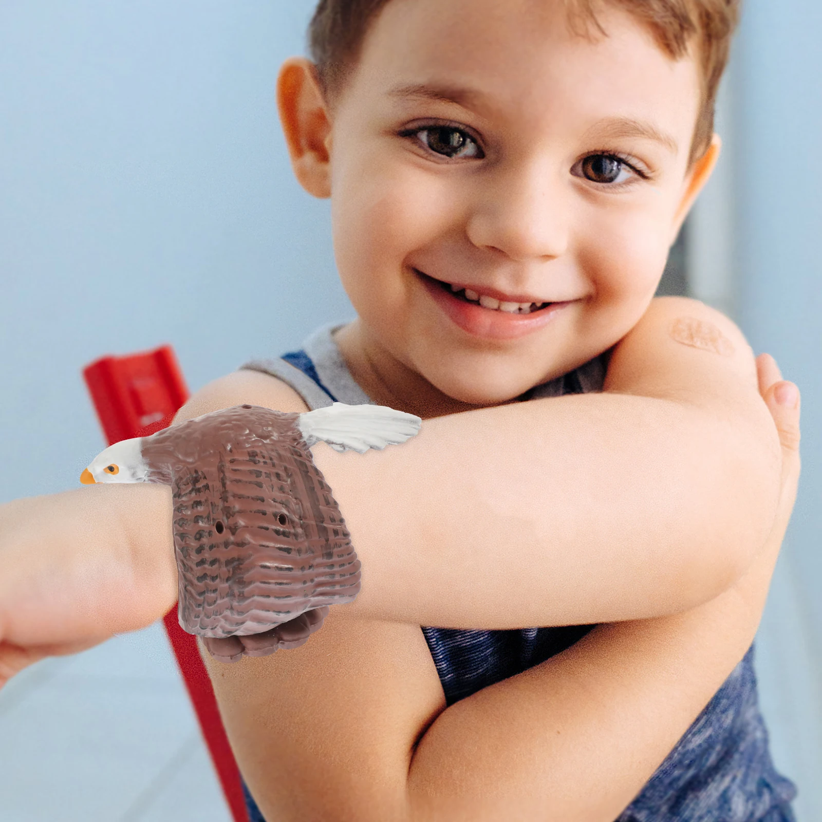 Animal Bracelet Party Bracelets Papa Circle Print Wristband Kids Slap Tpr Birthday for Girls Child