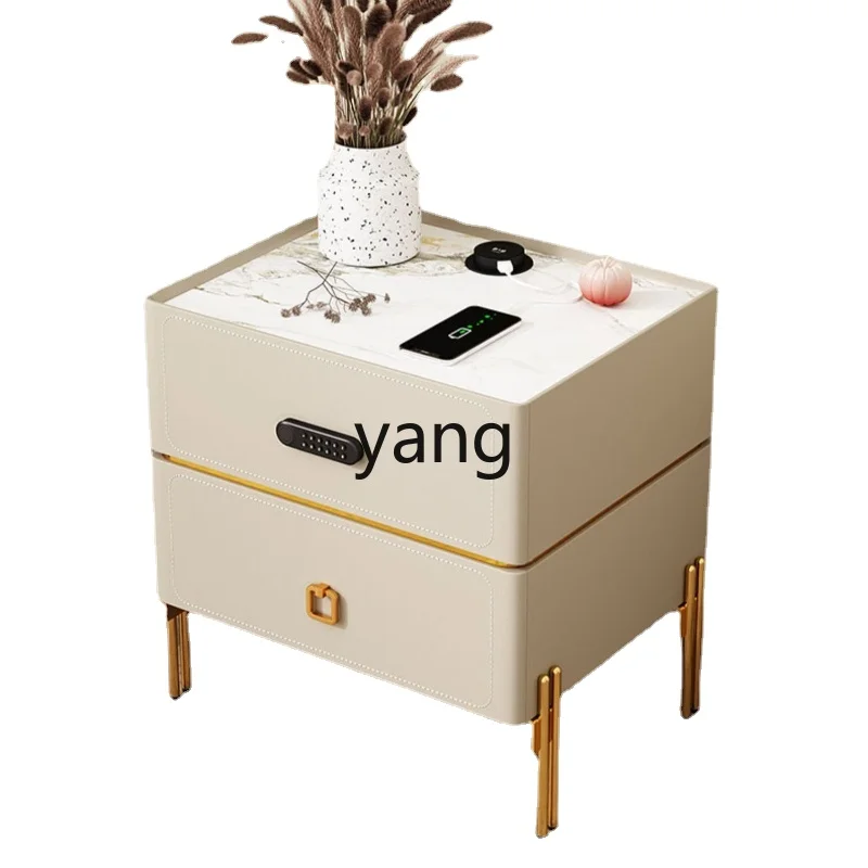 Yhl Light Luxury Bedroom Bedside Cabinet Simple Modern Advanced Sense Small Smart Installation-Free Storage Cabinet