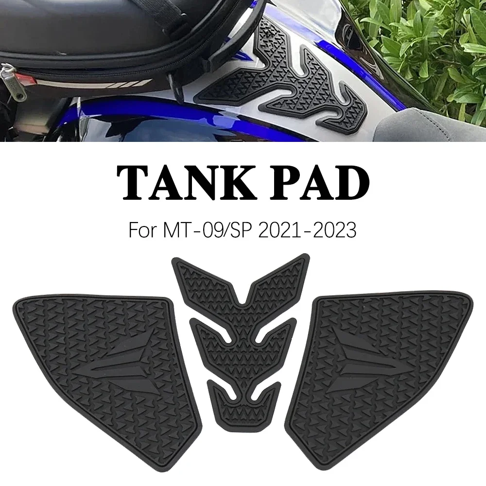 

2021 FOR YAMAHA MT-09 MT09 Motorcycle Non-slip Side Fuel Tank Stickers Waterproof Pad Rubber Sticker