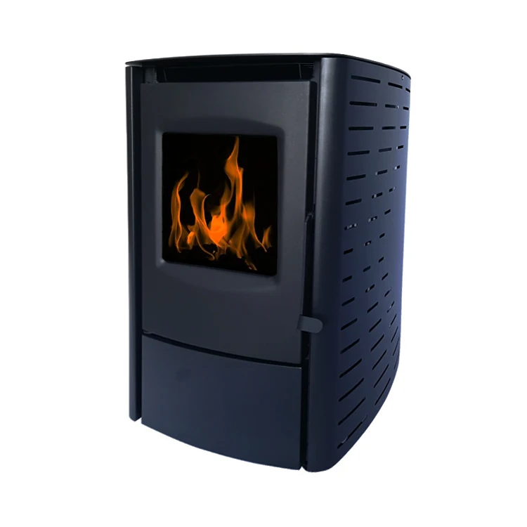 Germany Engineer Design Estufa De Pellets Cheap Cast Iron Heater 6kw Biomass Wood Pellet Stoves With Wifi Controller