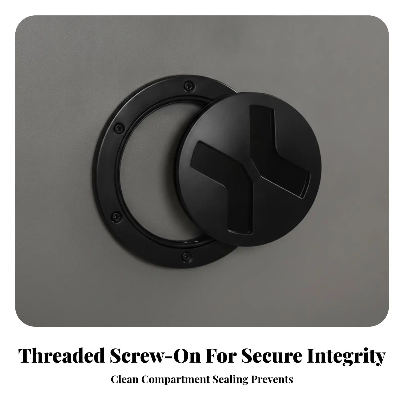 Boat Inspection Port ABS Twist Open Lid 4 Inch White Marine Hatch Cover for Tight Space Entry