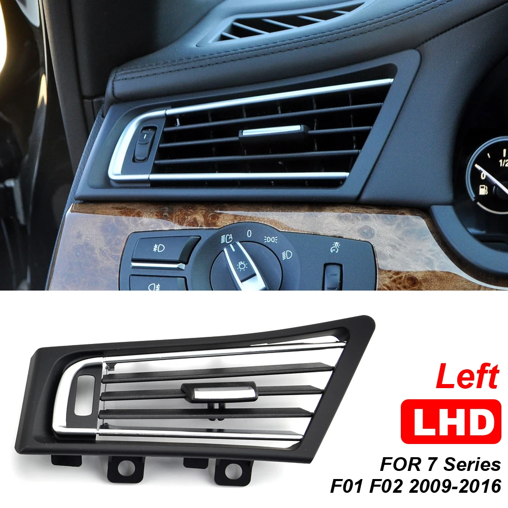 

For BMW 7 Series F01 F02 F03 F04 2007-2015 Car Dashboard Central Air Conditioner Vent AC Grille Complete 64229115857 64229115858