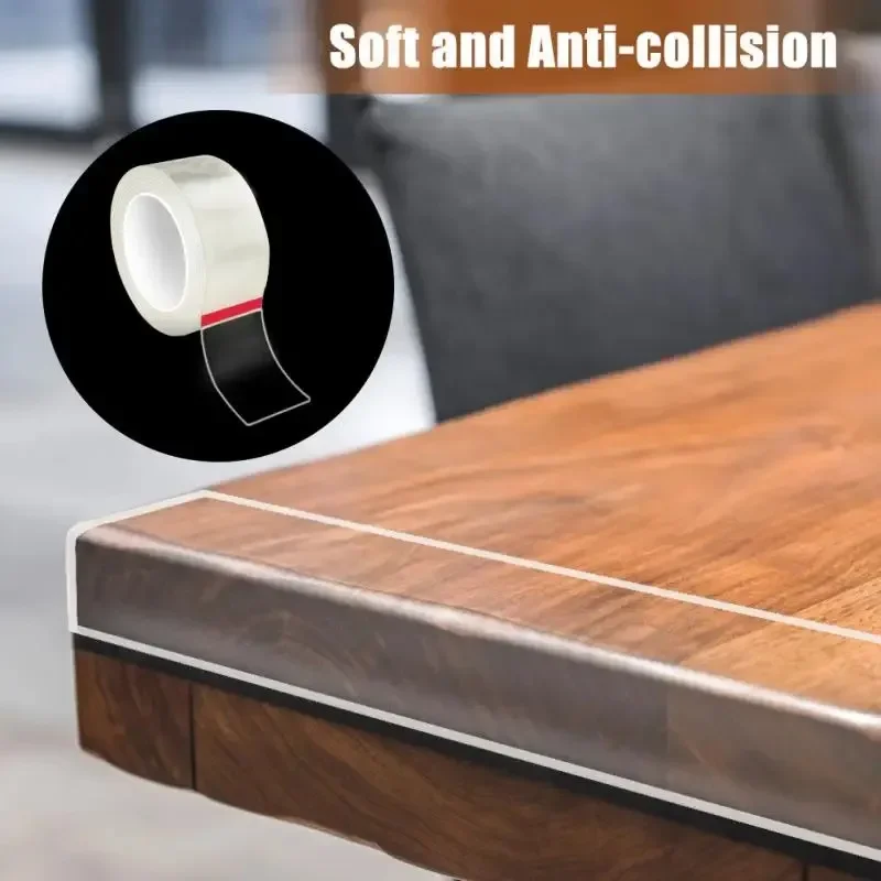 Multifunctional Double Sided Adhesive Tape Waterproof Reusable Wall Sticker Transparent Strong Sticky Glue For Kitchen Furniture