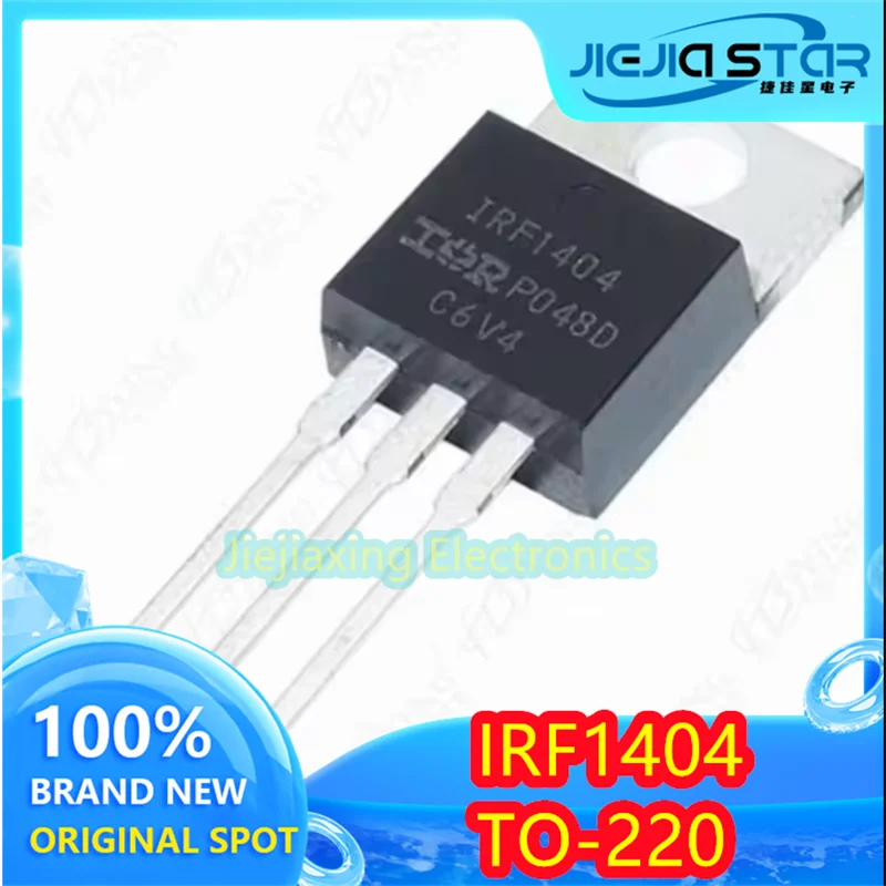 

(5/10pieces) IRF1404 IR1404 inverter field effect MOS tube high power 162A 40V TO-220 100% brand new and original imported