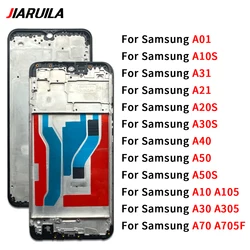 NEW Tested Middle Frame For Samsung A01 A10 A10S A20S A21 A30 A30S A31 A40 A50 A50S A70 Front Frame Housing Bezel Repair Parts