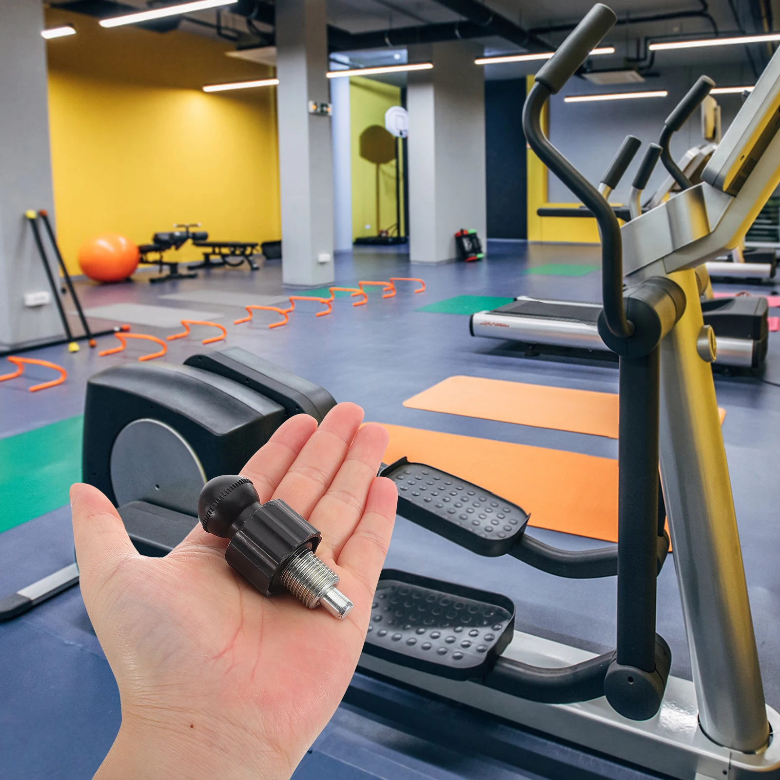 

Pull Pin Spring Knob Ergonomic Fitness Pop Pull Pin Knob Adjustable for Home Gym Exercise Bike Replacement Accessories