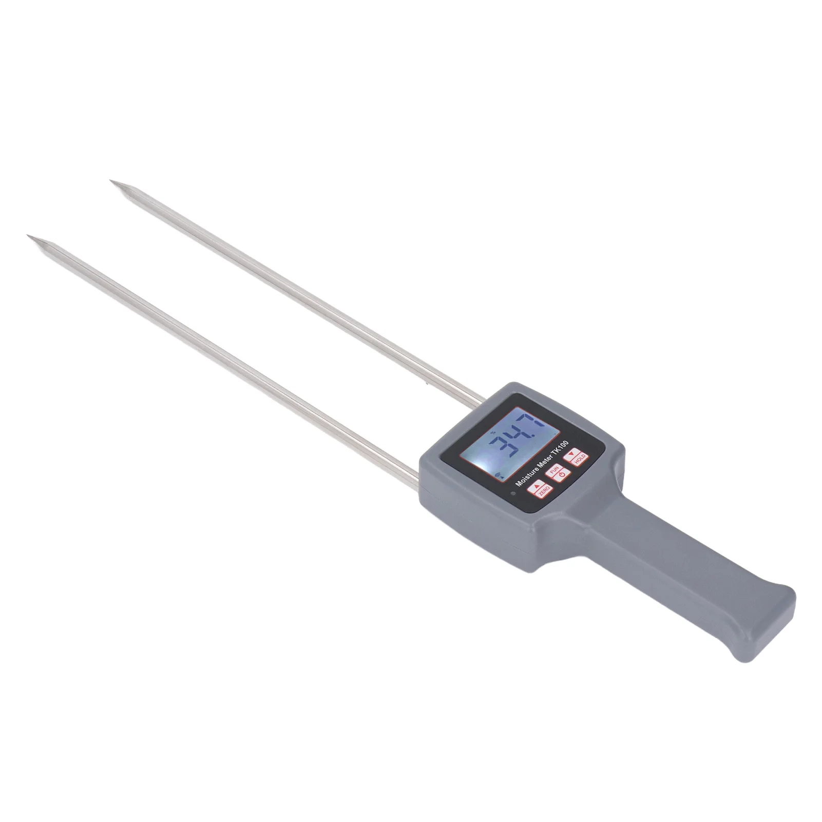 

Grain Humidity Meter Easy To Operate Automatic Temperature Compensation Portable Hay Humidity Tester Spoilage Proof for Cereal