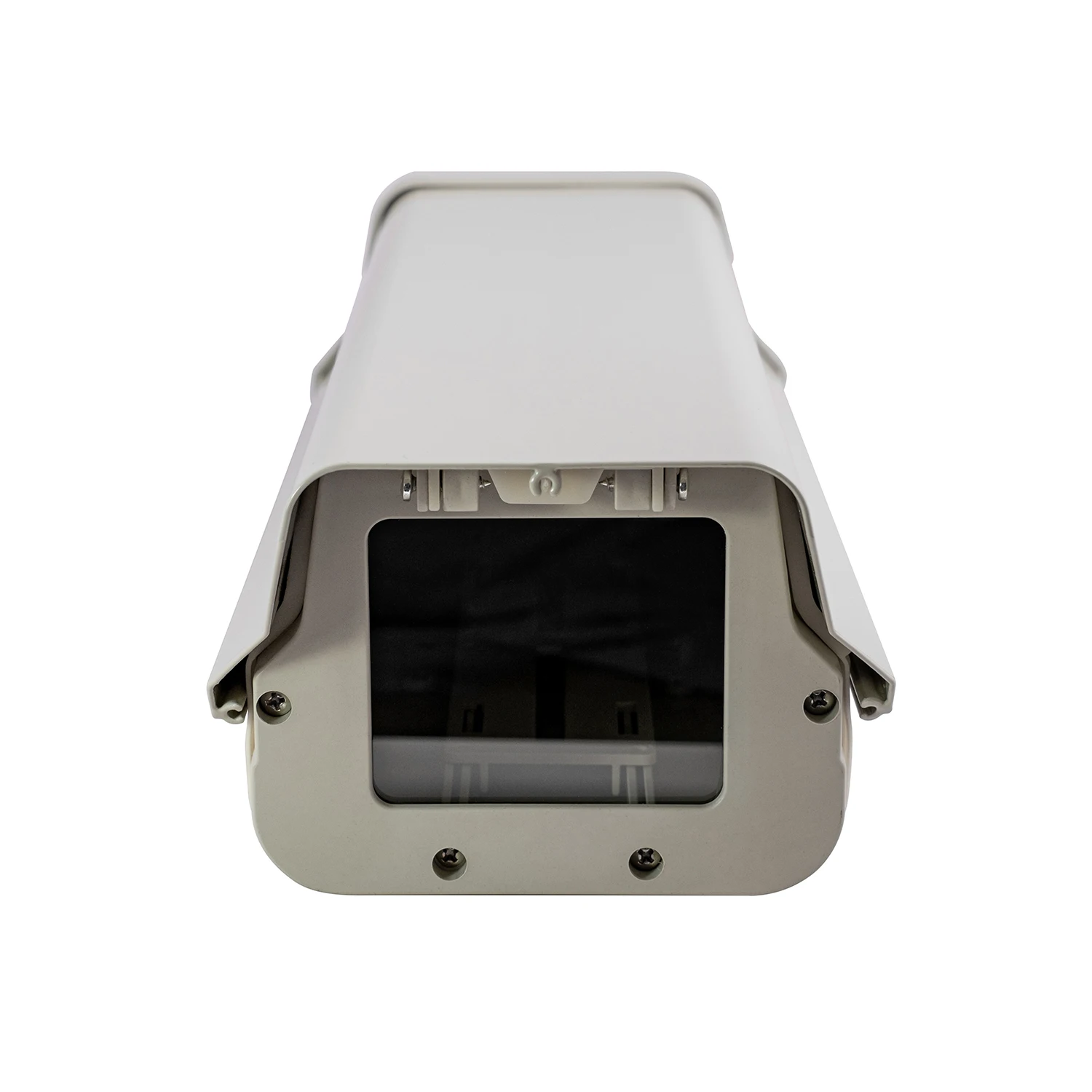 

12 Inch Beige Security CCTV Camera Housing Box Surveillance Camera Protective Enclosure Casing Back Flip With Lock 370x145x110m