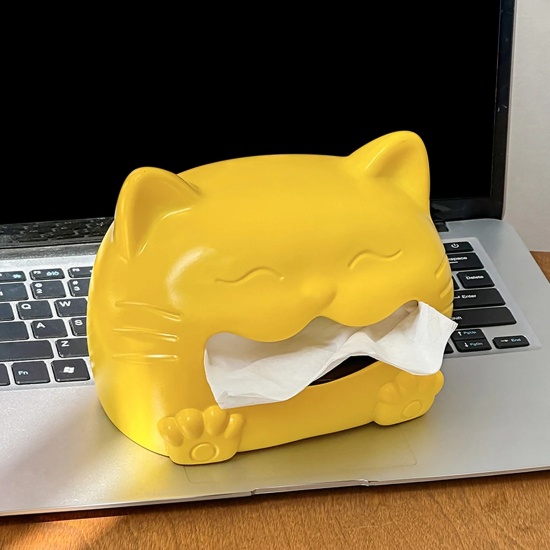 

Милая коробка для салфеток в виде кошки, декор для журнального столика в гостиной, коробка для бумажных салфеток, домашняя коробка для салфеток