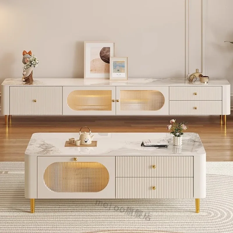 

Furniture Tv Salon Monitor Stand Tv Table Entertainment Center for Living Room Storage Cabinet Decoration Luxurious