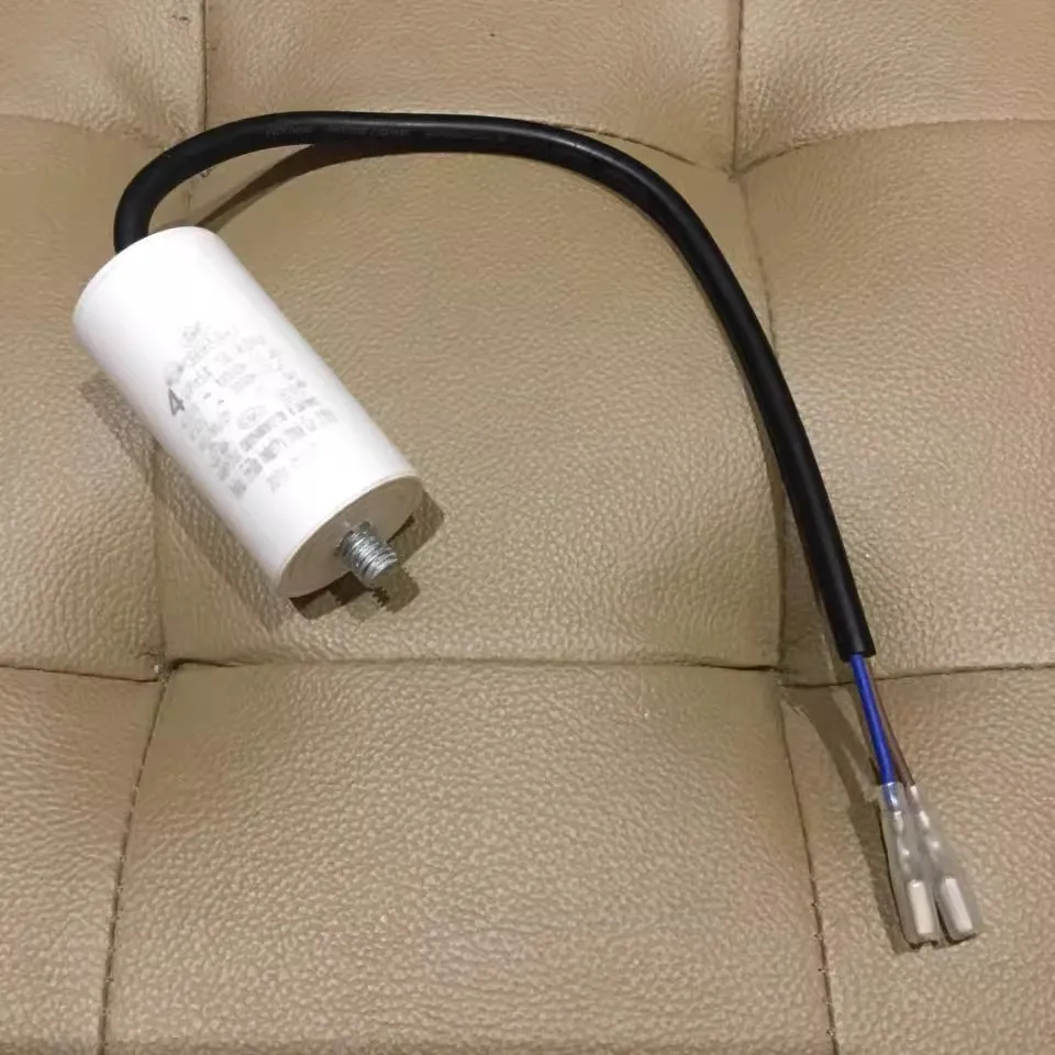 1PCS/LOT  CBB65A-2 450V 4UF AC motor fan capacitor 4UF Refrigerator compressor starting capacitor