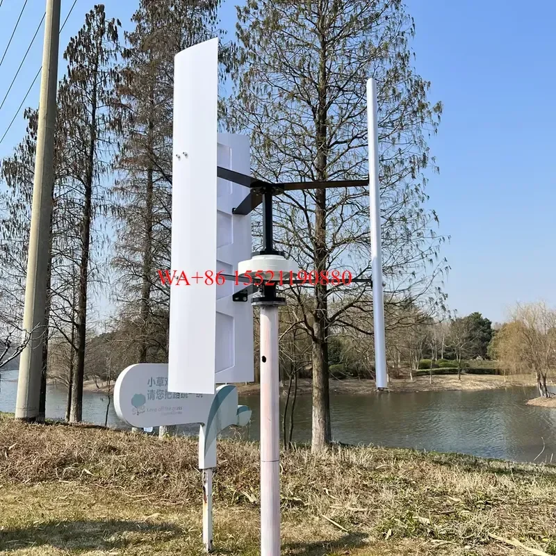 WMWMNU for China Factory 10Kw Wind Turbine Kits 1kw 2kw 3kw 5kw Vertical Axis Wind Generator Off Grid Windmill 48v