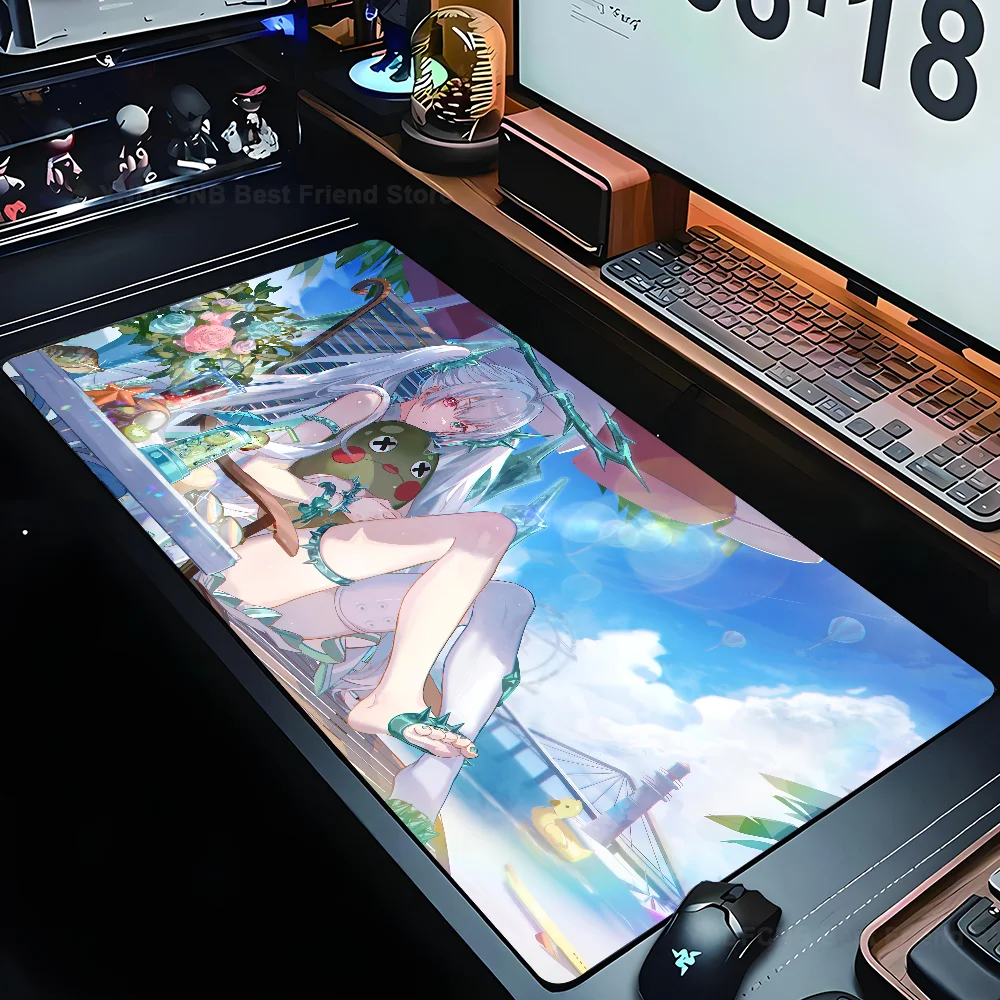 

Punishing Gray Raven Anime Girls Mousepad Mouse Mat Desk Mat With Pad gaming accessories Prime Gaming XXL Keyboard Pad